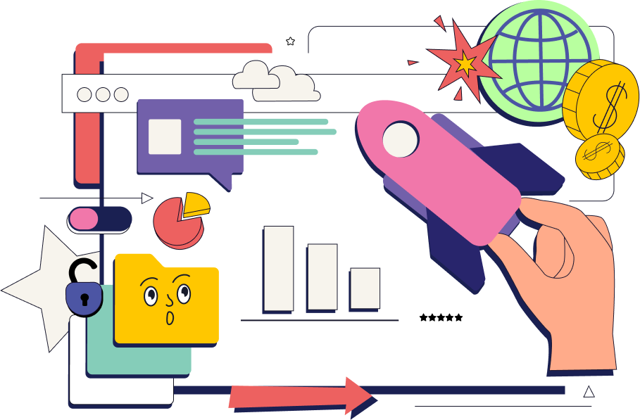 Video Files Illustration